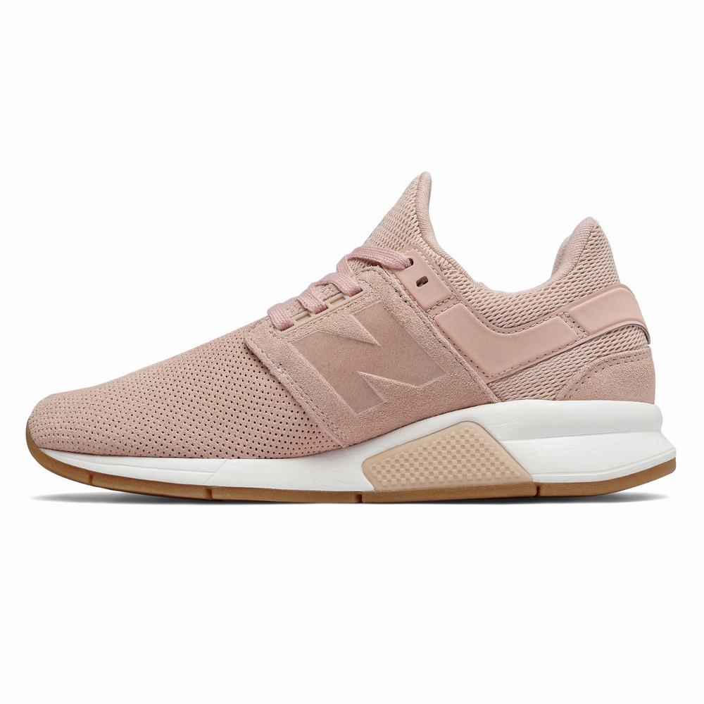 New balance 247 store rosa e branco